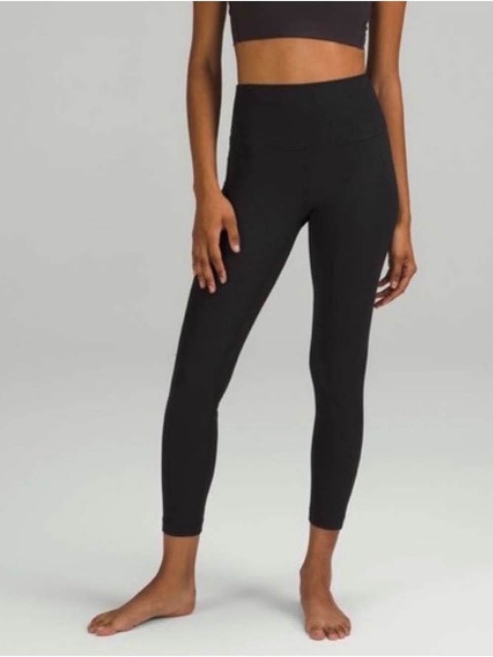 Lululemon Align Ribbed HR legging 25”Color: Black   Size 4 NWT